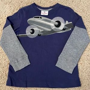 Hanna Andersson Boys long-sleeve tee shirt EUC size 100